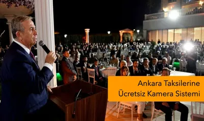 Ankara’daki Taksilere Ücretsiz Kamera Sistemi
