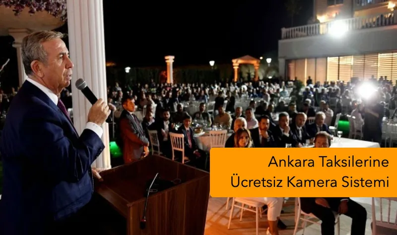 Ankara’daki Taksilere Ücretsiz Kamera Sistemi