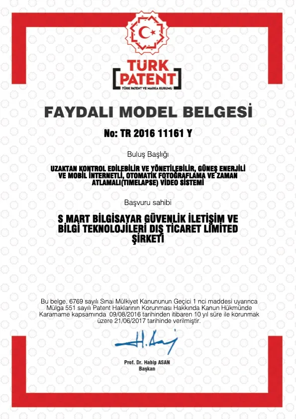 Utility Model Patent Certificate